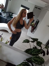 Conjunto de Yoga con estampado de serpiente para mujer, ropa deportiva de realce, sin costuras, con espalda entrecruzada, mallas deportivas para gimnasio