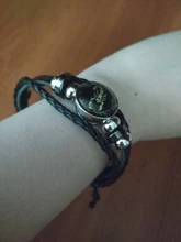 Brazalete con constelación de Escorpio, Sagitario, capricornio, acuario, cuerda negra, botón de cuero, pulsera, joyería del zodiaco para regalo, 12 Uds.