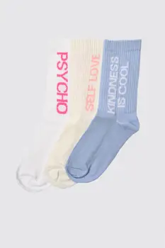 Trendyol Tagline 3'lü Package Knitted Socks TWOAW21CO0020 
Trendyol Tagline 3'lü Package Knitted Socks TWOAW21CO0020