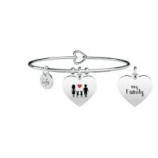 Bracelet KIDULT 731629 family 316L stainless steel heart my family 
Bracelet KIDULT 731629 family 316L stainless steel heart my family
