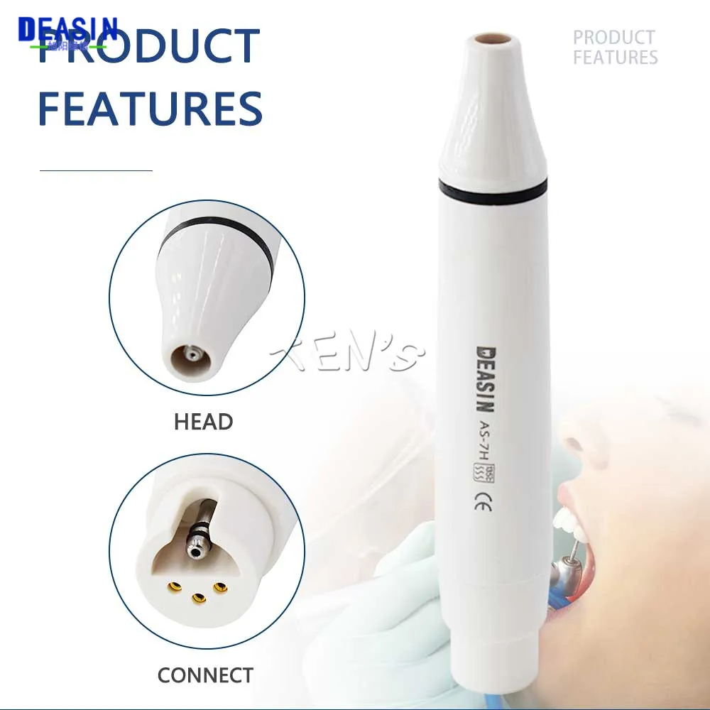 Dental DEASIN HW-7H Ultrasonic Piezo Scaler Handpiece Detachable Ultrasonic Piezo Scaler Dentistry Laboratory Equipment
Dental DEASIN HW-7H Ultrasonic Piezo Scaler Handpiece Detachable Ultrasonic Piezo Scaler Dentistry Laboratory Equipment