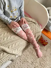 2018 dibujos animados bonitos calcetines para niños oso de bebé de algodón calcetines hasta la rodilla largo calcetines niño niña niños calcetines 3-12 Y