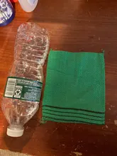 Toalla de doble cara de baño exfoliante coreana para adultos, paño de baño exfoliante corporal, toalla de ducha portátil de grano grueso, 1/4 Uds.