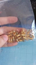 Adaptador de conector hembra SMA, borde de soldadura PCB, montaje recto RF, toma de conexión de cobre, 10 Uds.