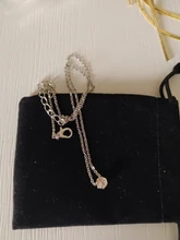 De circón brillante Invisible transparente delgada línea collar Simple gargantilla joyería de las mujeres de Collana joyería Kolye Collares Collier Femme