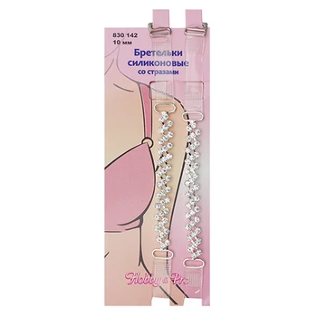 830142 Shoulder Straps with rhinestone, 10mm, pack/2 PCs Hobby & Pro
830142 Shoulder Straps with rhinestone, 10mm, pack/2 PCs Hobby & Pro