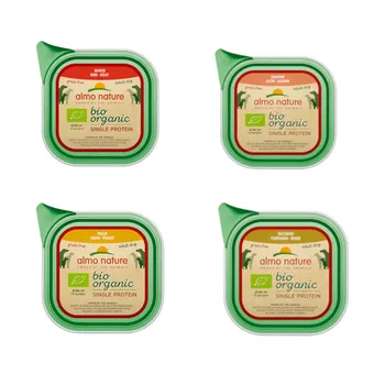 Pack Menú Degustación Almo Nature Bio Organic Varios Sabores (Pollo, Pavo, Salmón y Vacuno) Latas de 150 Gramos
Pack Menú Degustación Almo Nature Bio Organic Varios Sabores (Pollo, Pavo, Salmón y Vacuno) Latas de 150 Gramos