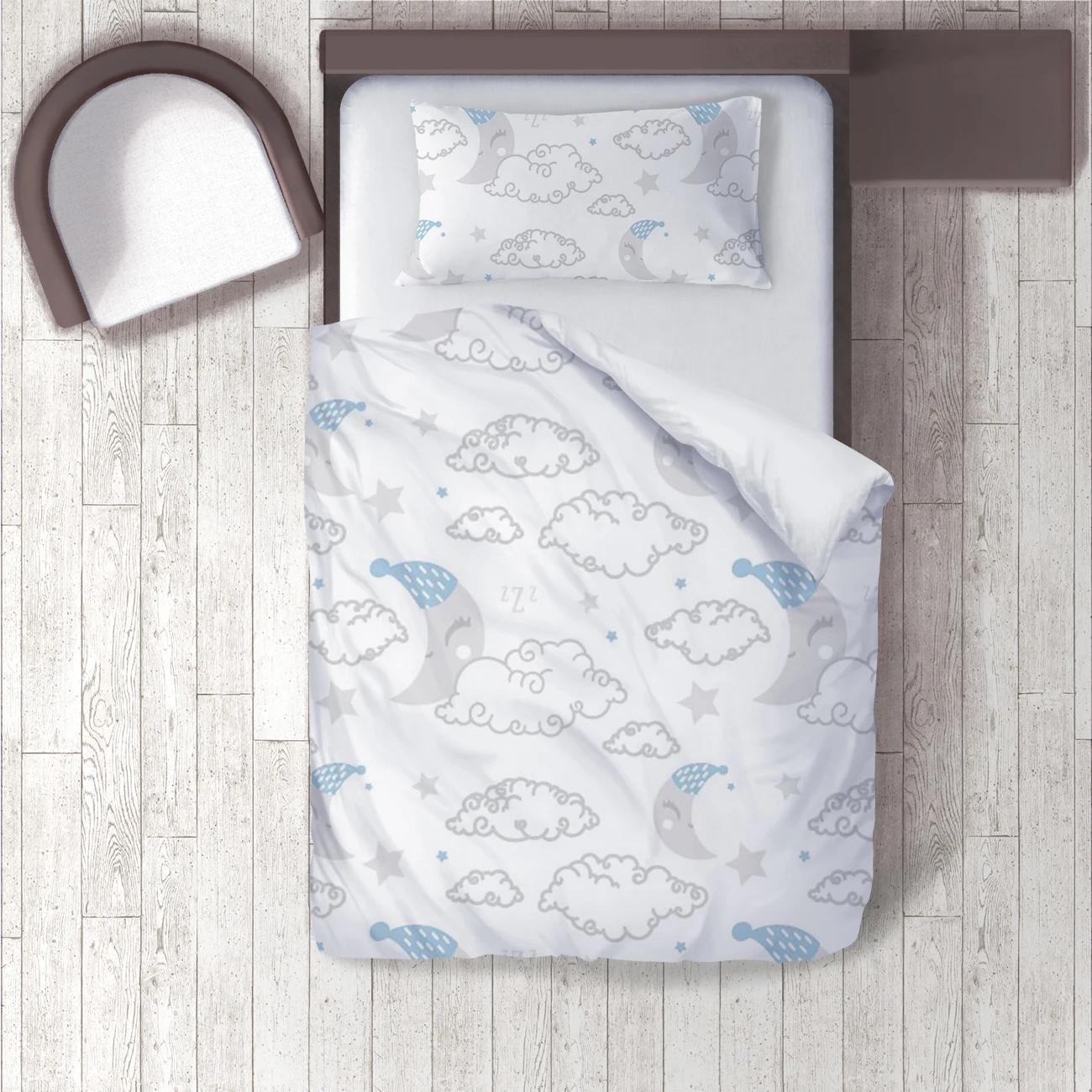 Duvet Cover Set Bedding Set Pillow Case for Baby and Kids Room 3D Printed Gray Cloud Hat Moon Model 1414
Duvet Cover Set Bedding Set Pillow Case for Baby and Kids Room 3D Printed Gray Cloud Hat Moon Model 1414