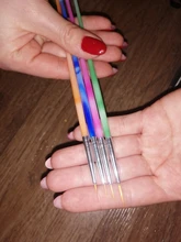 4 unids/set gradiente colorido arte de uñas cepillo de pintura dibujo talla pluma profesional pinceles para Gel UV manicura herramientas