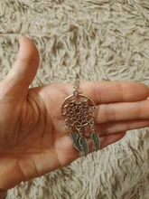 Collar de atrapasueños de aleación o acero inoxidable para mujer, collar de atrapasueños con pluma étnica Bohemia para Yoga, Mandala indio, Lotus, atrapasueños