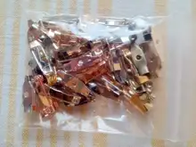 Lote de 50 unidades de broches de rodio de 15, 20, 25, 30 y 35mm, pines de seguridad, Base en blanco para fabricación de joyas DIY
