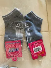 1 par de calcetines de Yoga las mujeres antideslizante de silicona calcetines de Ballet de Pilates gimnasio Fitness deporte de algodón suave transpirable elasticidad Calcetines