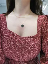 Collares de cuentas anenjary simples de Plata de Ley 925 con suerte para mujer, gargantilla de cadena corta, collares S-N554