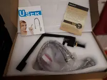 Black Tap Faucet Sink-Tap Mixer Bathroom-Basin Hot-Water Hollow-Design Deck-Mounted Single-Handle