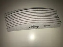 Archivo de clavo de doble lado de la lima de uñas Buffer 100/180 Trimmer de búfer en el arte de uñas Ongle de uñas arte herramienta