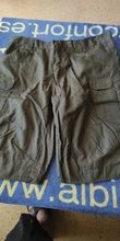 Pantalones cortos de algodón para hombre, pantalón de Camuflaje Urbano, militar, FS99