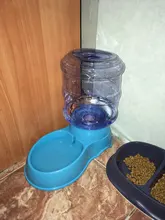 Bebederos de Alimentación de Mascotas de plástico de 3,8l Alimentador automático para gatos y perros, cuenco de agua para mascotas