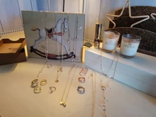 NPKDS-collar con letra de 26 letras, cadena con letras, colgante de joyería minimalista de oro