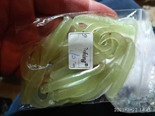 Wobbler-señuelo suave de pesca de silicona, Swimbaits, Crankbait, longitud de 8,5 cm, peso 3g, cebo Artificial, 10 Uds.