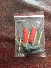 Tapones chapados en oro para altavoz Musical, Cable de 4mm, conectores enchufe Banana, novedad, 4 Uds.