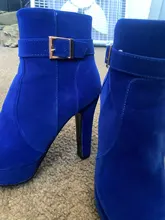 Nueva moda Otoño exfoliante hebilla mujeres Ultra alta tacones plataforma de tacón grueso 0 botas zapatos de mujer