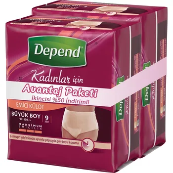 Incontinence Care Women's Protective Underwear with Dual Leakage Protection, Large, 9 Count x2 Packs
Incontinence Care Women's Protective Underwear with Dual Leakage Protection, Large, 9 Count x2 Packs