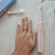 Cepillo de dientes eléctrico para pareja, ultrasónico, no recargable, de pelo suave, automático, impermeable, 2 cabezales, conjunto de viaje