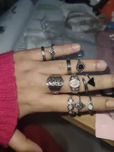 Tocona 10 unids/set Bohemia antiguo Flecha de tallado anillos conjuntos de nudillo anillos para las mujeres de la joyería de los hombres кольцо 4846