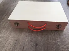 Caja de Herramientas de madera para niños, juego de simulación, Montessori educativo, tuerca, tornillo de desmontaje, herramienta de carpintero de reparación