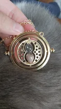 De moda película snitch dorada collar tiempo turner collar giratorio gira reloj de arena colgante de joyería para Mujeres Hombres unisex regalos