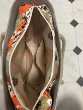 TANQU-Bolsillo interior de lona impermeable para Mini bolsa, bolsillo con cremallera, colorido, clásico