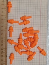 20 piezas = 10 pares impermeable de natación de silicona tapones de natación para los oídos para nadadores adultos niños DE BUCEO suave Anti-ruido enchufe de oído