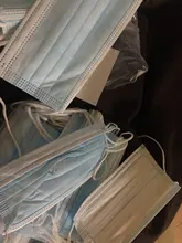 Mascarilla médica desechable no tejida, máscara quirúrgica con filtro de 3 capas, lazo de oreja elástico, Universal, entrega rápida