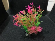 Decoración Artificial para acuario, 12 tipos de plantas, adorno de hierbas de agua, planta acuática, pecera, hierba, accesorios de decoración, 14cm