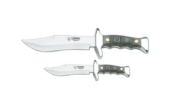 Cudeman Set of 201-V knives with MoVa 1.4116 steel sheet of 21 and 13 cm and ABS handles green 12 and 9,5 cm
Cudeman Set of 201-V knives with MoVa 1.4116 steel sheet of 21 and 13 cm and ABS handles green 12 and 9,5 cm