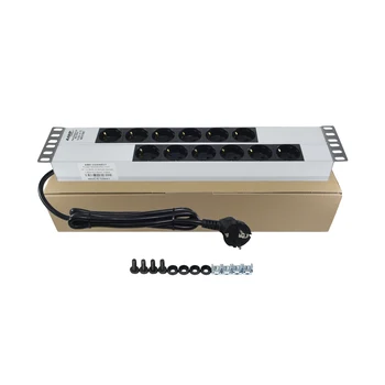 Amp Connect PDU 19 "2U 12 WAY GERMANY TYPE (DIN49440) SOCKET ALUMINIUM PROFILE FRAME PDU 
Amp Connect PDU 19 "2U 12 WAY GERMANY TYPE (DIN49440) SOCKET ALUMINIUM PROFILE FRAME PDU