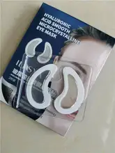 Ilisya-Parche ocular con microagujas para eliminación de arrugas finas, ácido hialurónico, máscara para ojos, ojeras, hinchazón