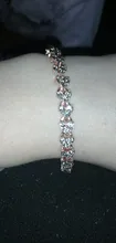 Pulsera de oro rosa de Color plateado para mujer, colgante de corazón de cristal, pulsera de mujer, joyería fina de Boda nupcial, regalo