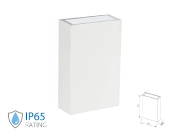 V-TAC LD8562F lamp sconces LED wall rectangular 4W 6500K White color IP65 external Up-down SKU-8562
V-TAC LD8562F lamp sconces LED wall rectangular 4W 6500K White color IP65 external Up-down SKU-8562
