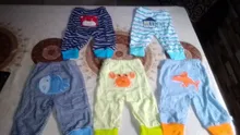 Venta al por menor 5 unids/pack 0-2years PP Pantalones Bebé cartoonfor Niños Niñas Ropa