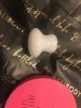 Rodillo masajeador de piedra de Jade, Cuarzo Rosa Natural, belleza Facial, masaje en forma de seta, cuidado del cuello, herramientas adelgazantes, belleza de la salud