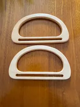 Asa de madera para bolsa de reemplazo, 1 unidad, bolso de bricolaje, asas de mano O asas de bolso, bolsos de monedero, bolsos con correas clásicas, accesorios