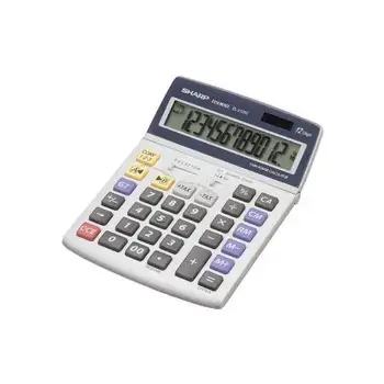 Computer simple Sharp EL2125C - 12 character (i)-LCD-battery/solar powered-22,5mm x 140 mm x 195 mmSHARP23.89
Computer simple Sharp EL2125C - 12 character (i)-LCD-battery/solar powered-22,5mm x 140 mm x 195 mmSHARP23.89