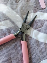 Color rosa DIY joyería que hace alicates pinzas herramienta mudler Poke aguja cuchara herramienta conjunto para la fabricación de joyas de molde de Resina de silicona