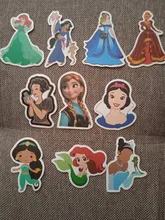 50 Uds de dibujos animados de Disney pegatinas de anime Marvel congelados juguetes de Mickey historia Winnie el Pooh impermeable portátil monopatín pegatinas niños juguete