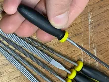 Vastar-Mini aguja de escofina de Metal, 6x140mm, juego de limas, herramientas de tallado de madera para escofina de acero, aguja de escofina, herramienta de limado para carpintería