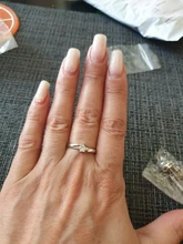 Anillo de piedra de circón redondo y pequeño para mujer, joyería de boda de Color plata Vintage, anillos de compromiso de cristal para mujer