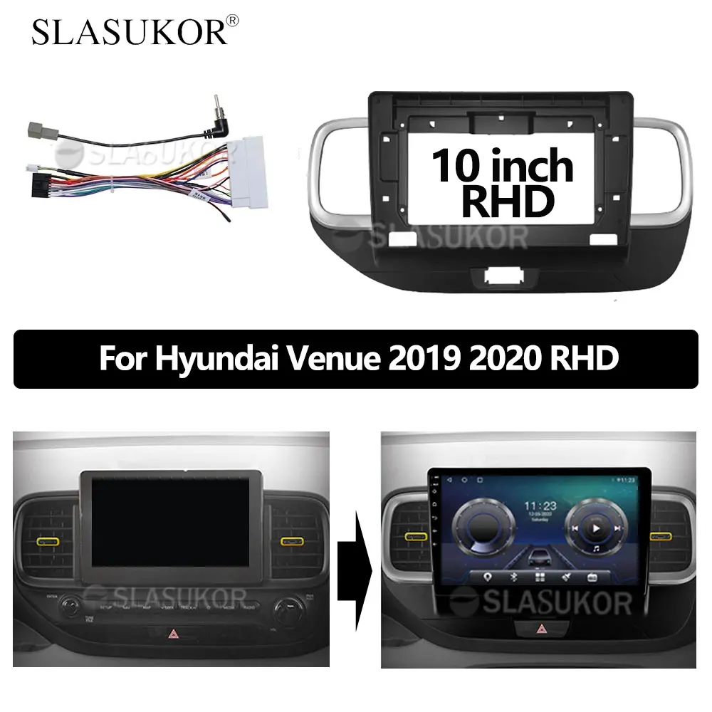 10 INCH Fascia fit For Hyundai Venue 2019 2020 RHD Frame or Cable Screen Audio Dash Panel Frame Car ABS
10 INCH Fascia fit For Hyundai Venue 2019 2020 RHD Frame or Cable Screen Audio Dash Panel Frame Car ABS