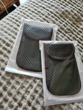 Caja bloqueadora de señal de llave de coche, Faraday Cage Fob Pouch, bolsa de bloqueo RFID sin llave