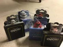 Marcapáginas con dibujos de Panda y Shiba Inu, Material de PVC, en estéreo 3D, Material escolar, Material de papelería, 1 unidad